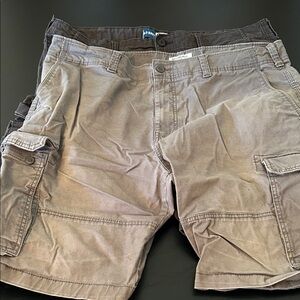 Men's Gray Cargo Shorts